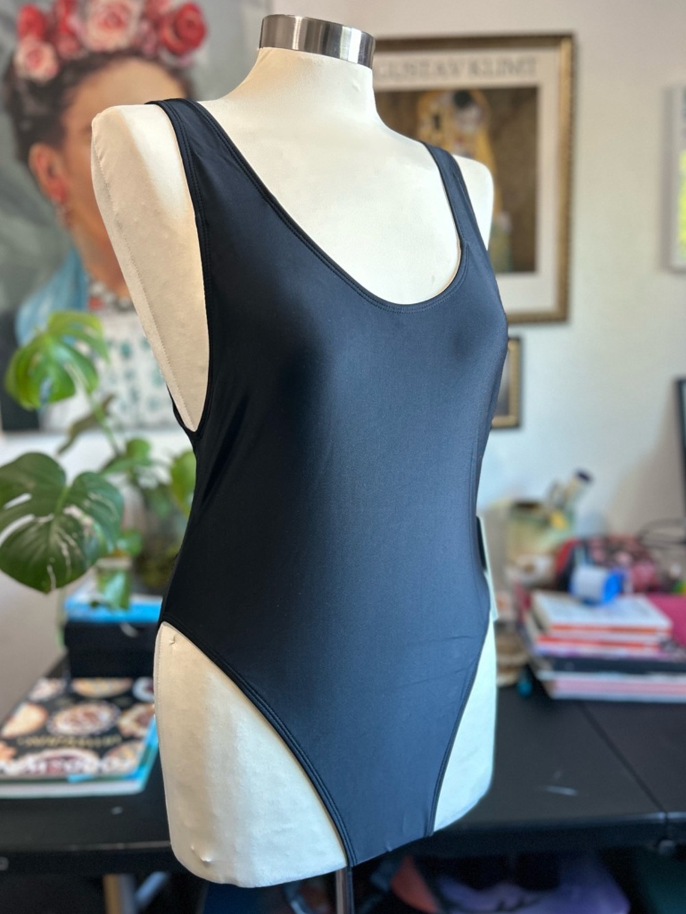 Yira black onepiece swimsuit size m